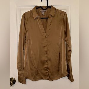 H&M satin shirt